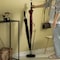 Vintiquewise Black Umbrella Shaped Creative Umbrella Holder Stand for Indoor and Outdoor QI004468 - alternate 2